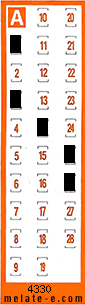 Volante ganador del sorteo 4330 de Chispazo