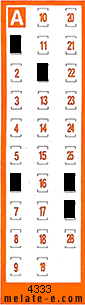 Volante ganador del sorteo 4333 de Chispazo