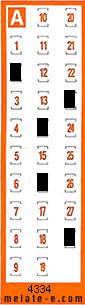Volante ganador del sorteo 4334 de Chispazo