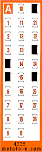 Volante ganador del sorteo 4335 de Chispazo