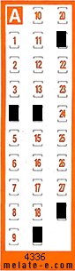 Volante ganador del sorteo 4336 de Chispazo