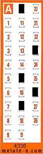 Volante ganador del sorteo 4338 de Chispazo