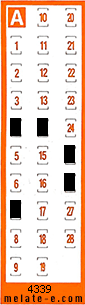 Volante ganador del sorteo 4339 de Chispazo