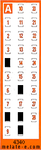 Volante ganador del sorteo 4340 de Chispazo