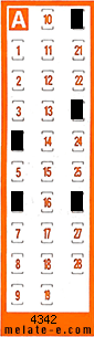 Volante ganador del sorteo 4342 de Chispazo