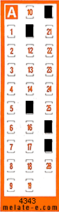Volante ganador del sorteo 4343 de Chispazo