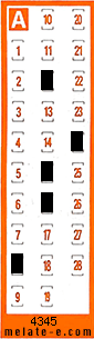 Volante ganador del sorteo 4345 de Chispazo