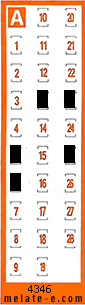 Volante ganador del sorteo 4346 de Chispazo