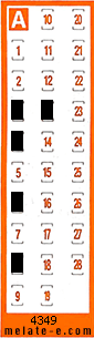 Volante ganador del sorteo 4349 de Chispazo