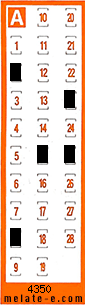 Volante ganador del sorteo 4350 de Chispazo