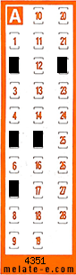 Volante ganador del sorteo 4351 de Chispazo