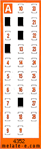 Volante ganador del sorteo 4352 de Chispazo