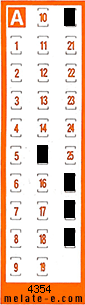 Volante ganador del sorteo 4354 de Chispazo