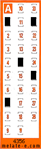 Volante ganador del sorteo 4356 de Chispazo
