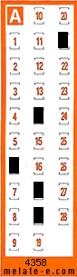 Volante ganador del sorteo 4358 de Chispazo