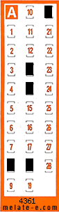 Volante ganador del sorteo 4361 de Chispazo