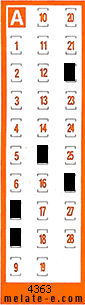 Volante ganador del sorteo 4363 de Chispazo