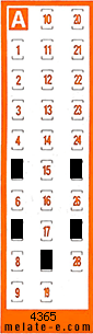 Volante ganador del sorteo 4365 de Chispazo