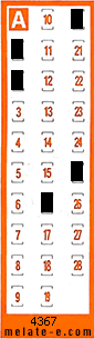 Volante ganador del sorteo 4367 de Chispazo