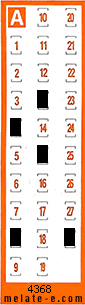 Volante ganador del sorteo 4368 de Chispazo