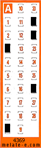 Volante ganador del sorteo 4369 de Chispazo