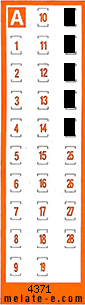 Volante ganador del sorteo 4371 de Chispazo