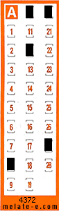 Volante ganador del sorteo 4372 de Chispazo