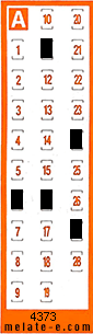 Volante ganador del sorteo 4373 de Chispazo
