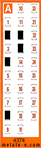 Volante ganador del sorteo 4374 de Chispazo