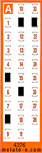 Volante ganador del sorteo 4376 de Chispazo