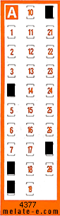 Volante ganador del sorteo 4377 de Chispazo