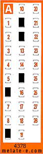 Volante ganador del sorteo 4378 de Chispazo