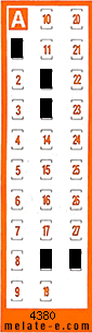 Volante ganador del sorteo 4380 de Chispazo