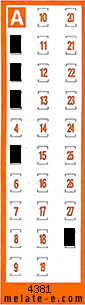 Volante ganador del sorteo 4381 de Chispazo