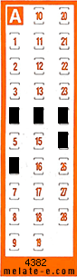 Volante ganador del sorteo 4382 de Chispazo