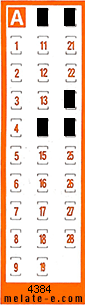 Volante ganador del sorteo 4384 de Chispazo