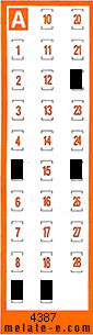 Volante ganador del sorteo 4387 de Chispazo