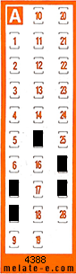 Volante ganador del sorteo 4388 de Chispazo