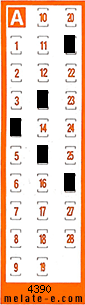 Volante ganador del sorteo 4390 de Chispazo