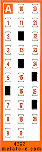Volante ganador del sorteo 4392 de Chispazo