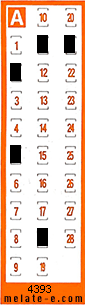 Volante ganador del sorteo 4393 de Chispazo