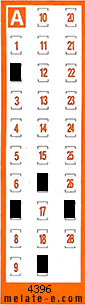 Volante ganador del sorteo 4396 de Chispazo