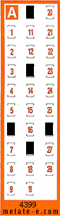 Volante ganador del sorteo 4399 de Chispazo