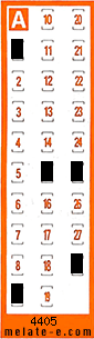 Volante ganador del sorteo 4405 de Chispazo