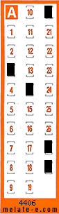 Volante ganador del sorteo 4406 de Chispazo