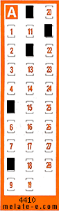 Volante ganador del sorteo 4410 de Chispazo