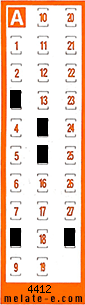 Volante ganador del sorteo 4412 de Chispazo