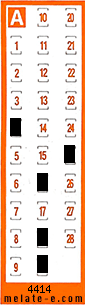 Volante ganador del sorteo 4414 de Chispazo