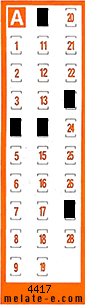 Volante ganador del sorteo 4417 de Chispazo