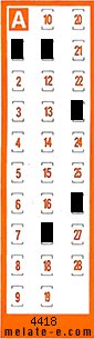 Volante ganador del sorteo 4418 de Chispazo
